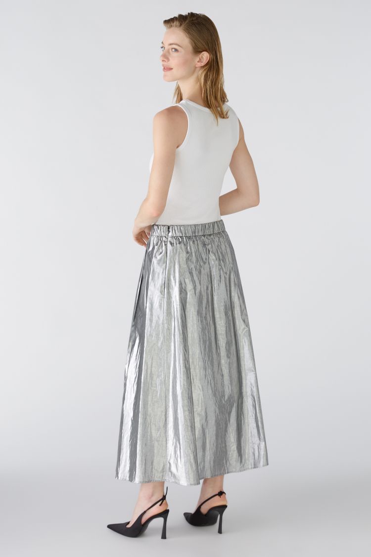 OUI Maxi skirt cotton taffeta