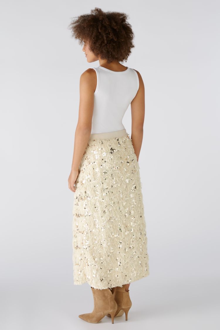 OUI Midi skirt feather optics