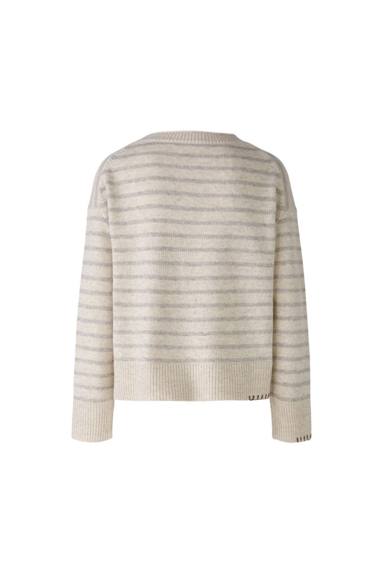 OUI Striped Jumper with Patch Pocket