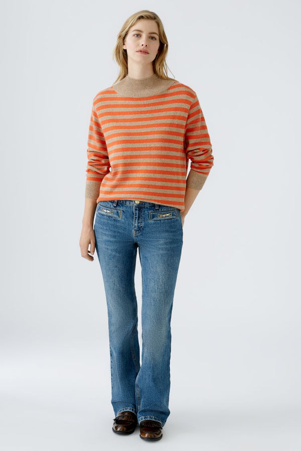 OUI Turtleneck pullover with wool