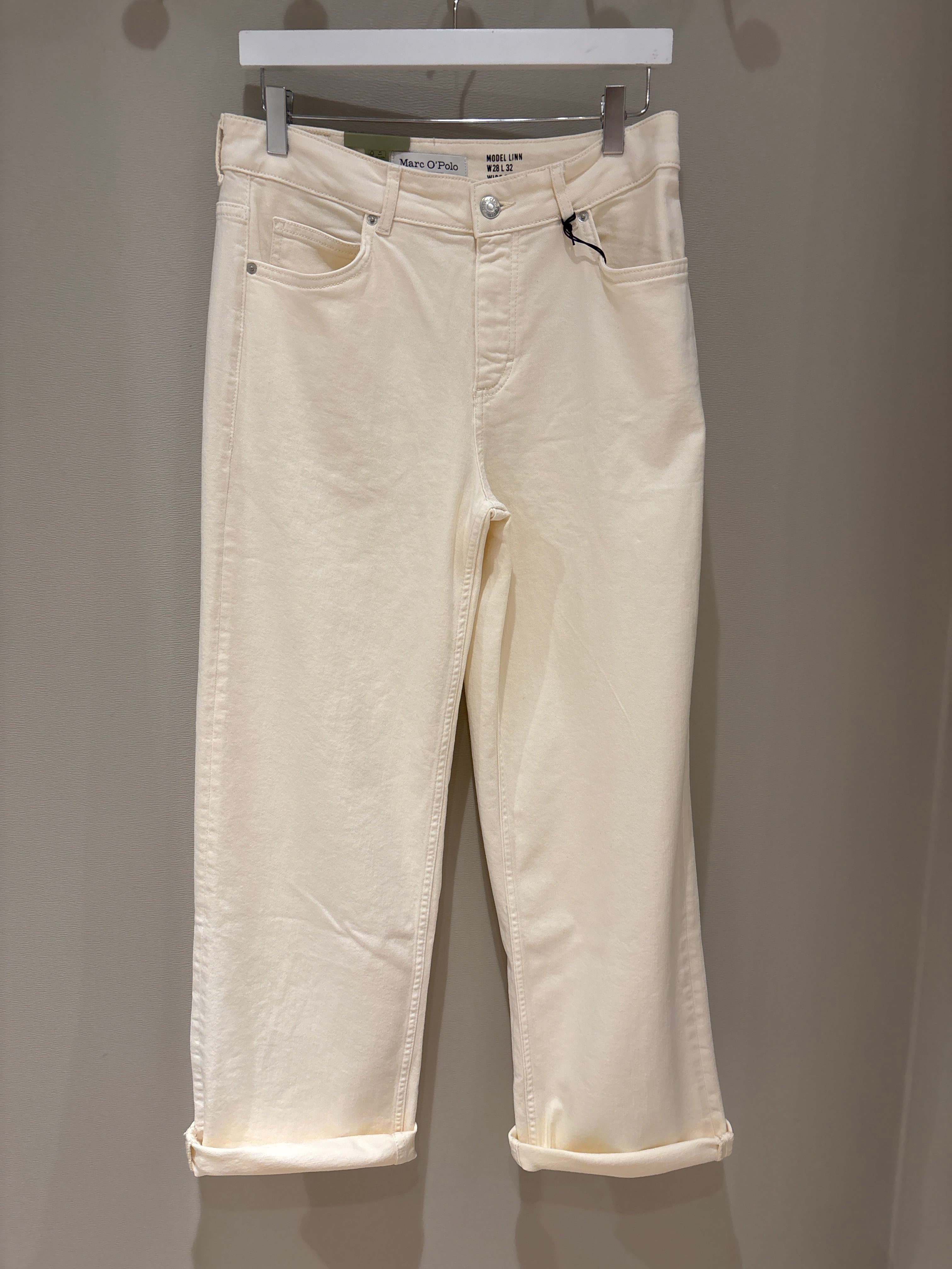 MARC O'POLO / Denim Trousers, Model Linn, Wide Leg