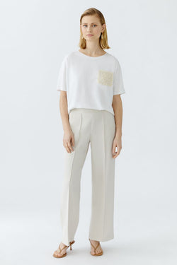 OUI Trousers - offwhite