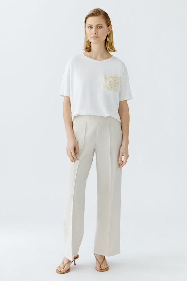 OUI Trousers - offwhite