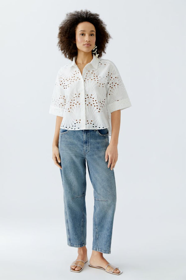 OUI Blouse - cloud dancer