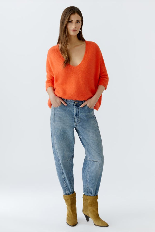 OUI pullover - blood orange