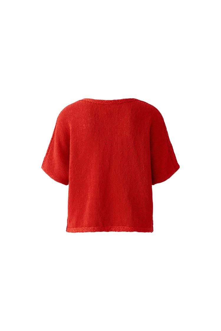 OUI Pullover - red rose