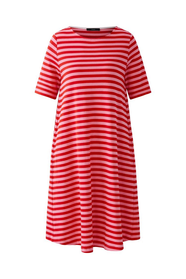 OUI T-shirt dress - red rose