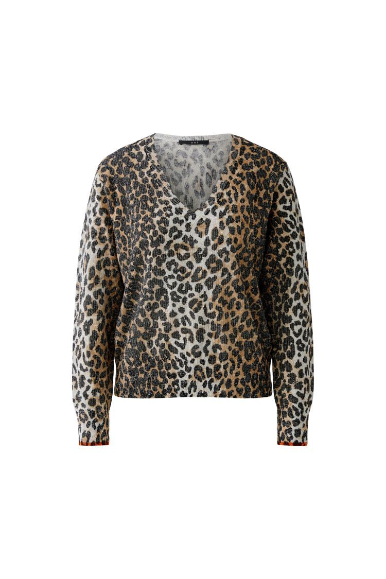 OUI Pullover dk camel black