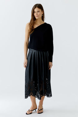 OUI Asymmetric one-shoulder style Pullover
