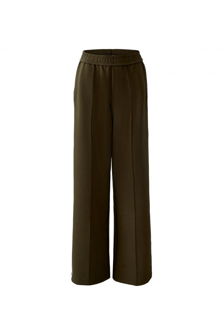 OUI slip up trousers khaki white