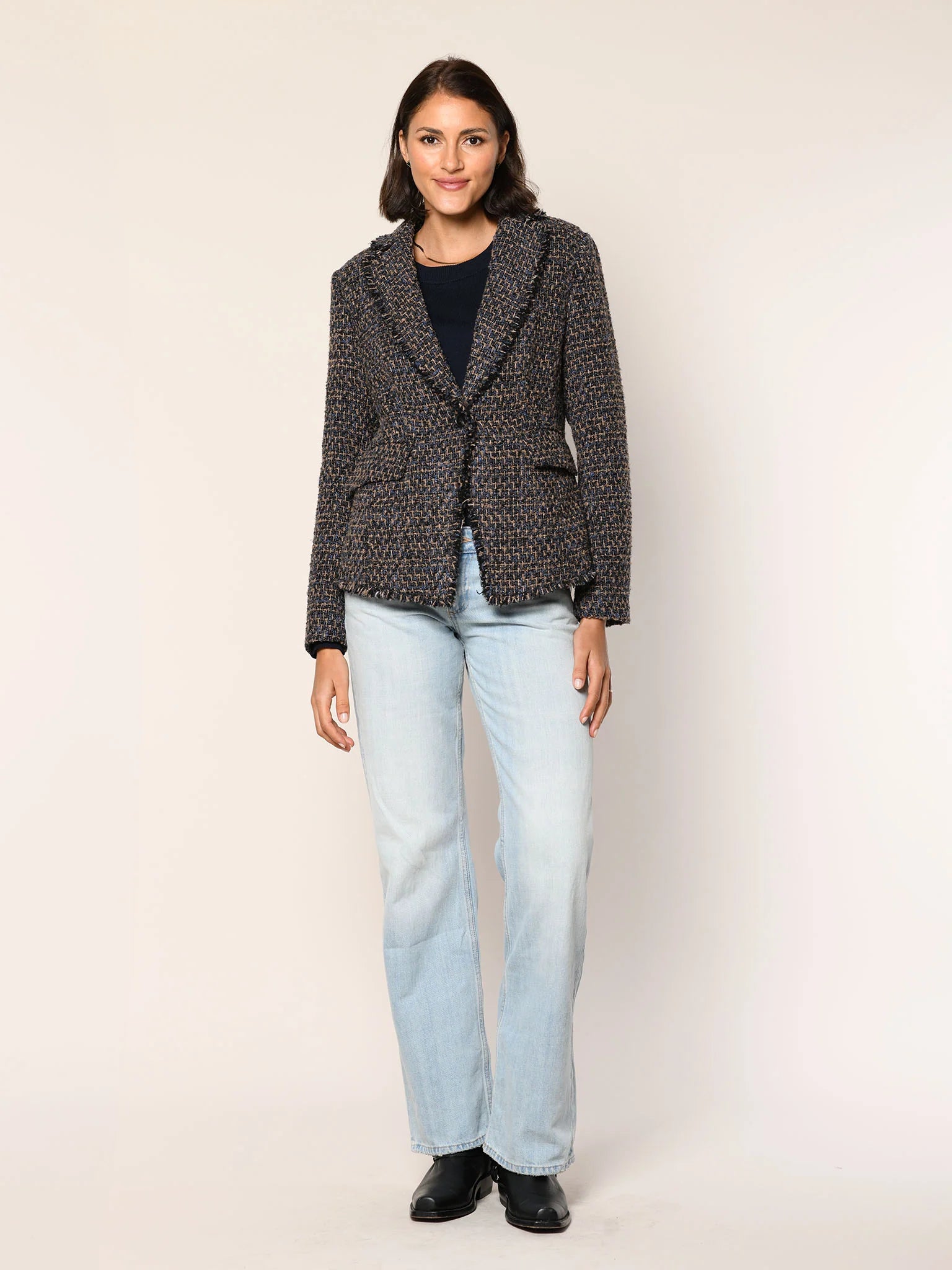 White Label Boucle Blazer