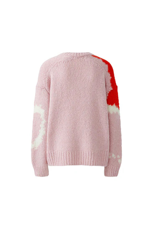 OUI Pullover Rose Red