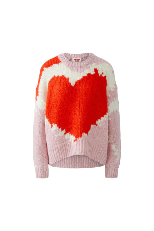 OUI Pullover Rose Red