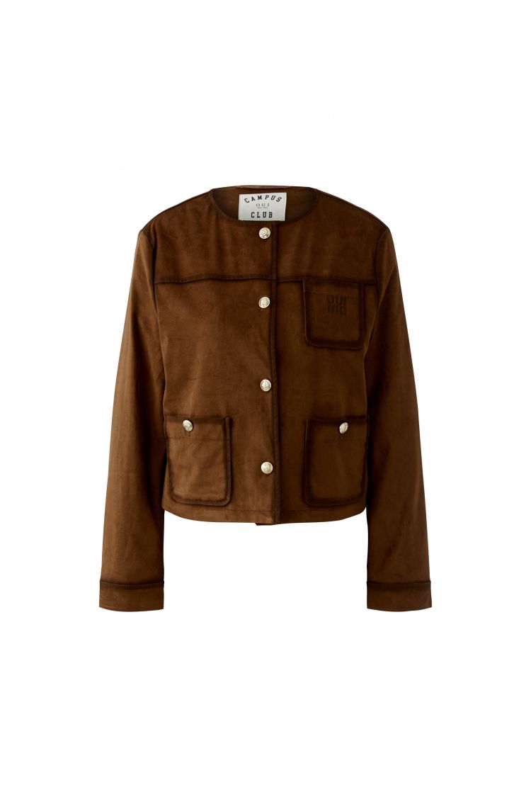 OUI Jacket - fondue fudge