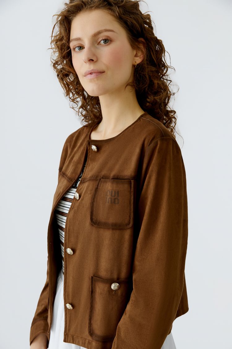 OUI Jacket - fondue fudge