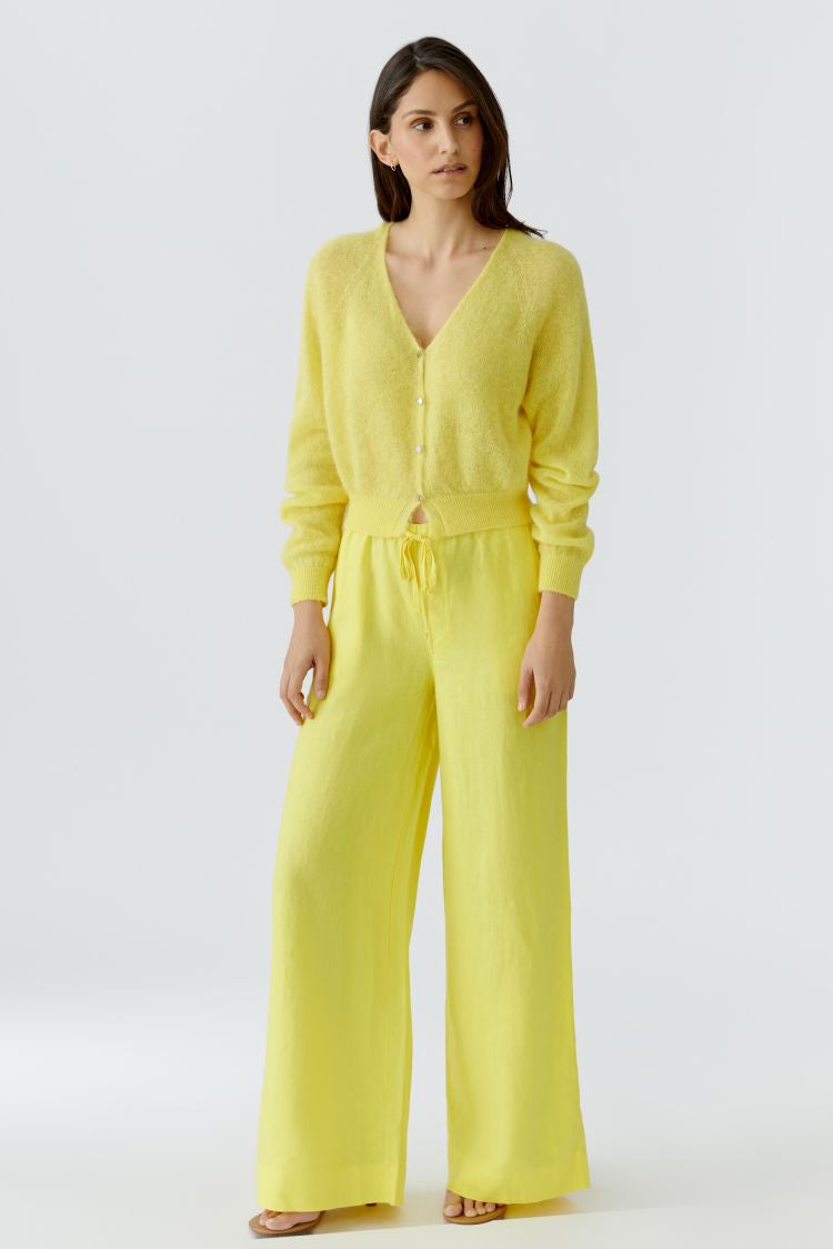 OUI Knit jacket - lemon zest