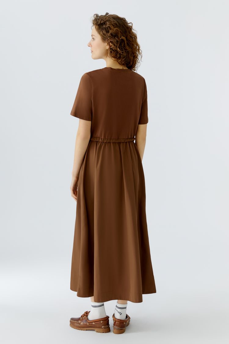 OUI Maxi dress - fondue fudge