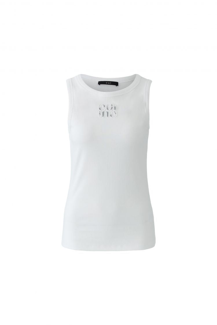 OUI Tank top - optic white