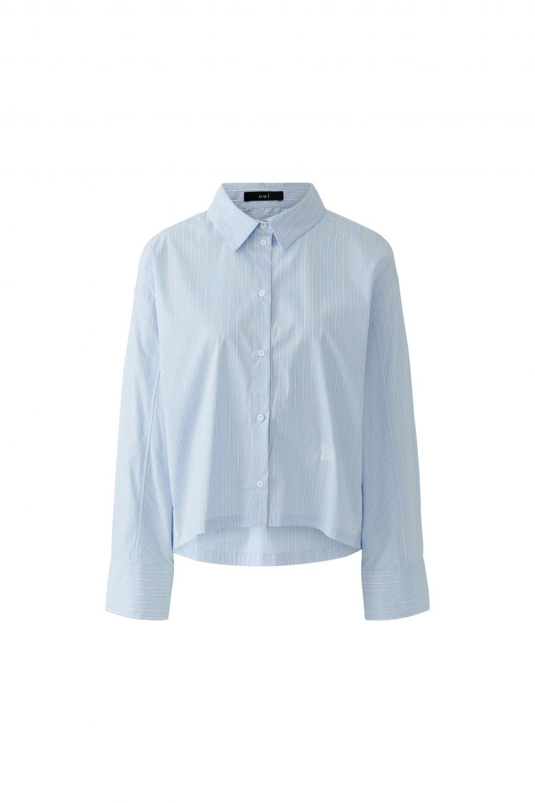 OUI Shirt Blue Stripe
