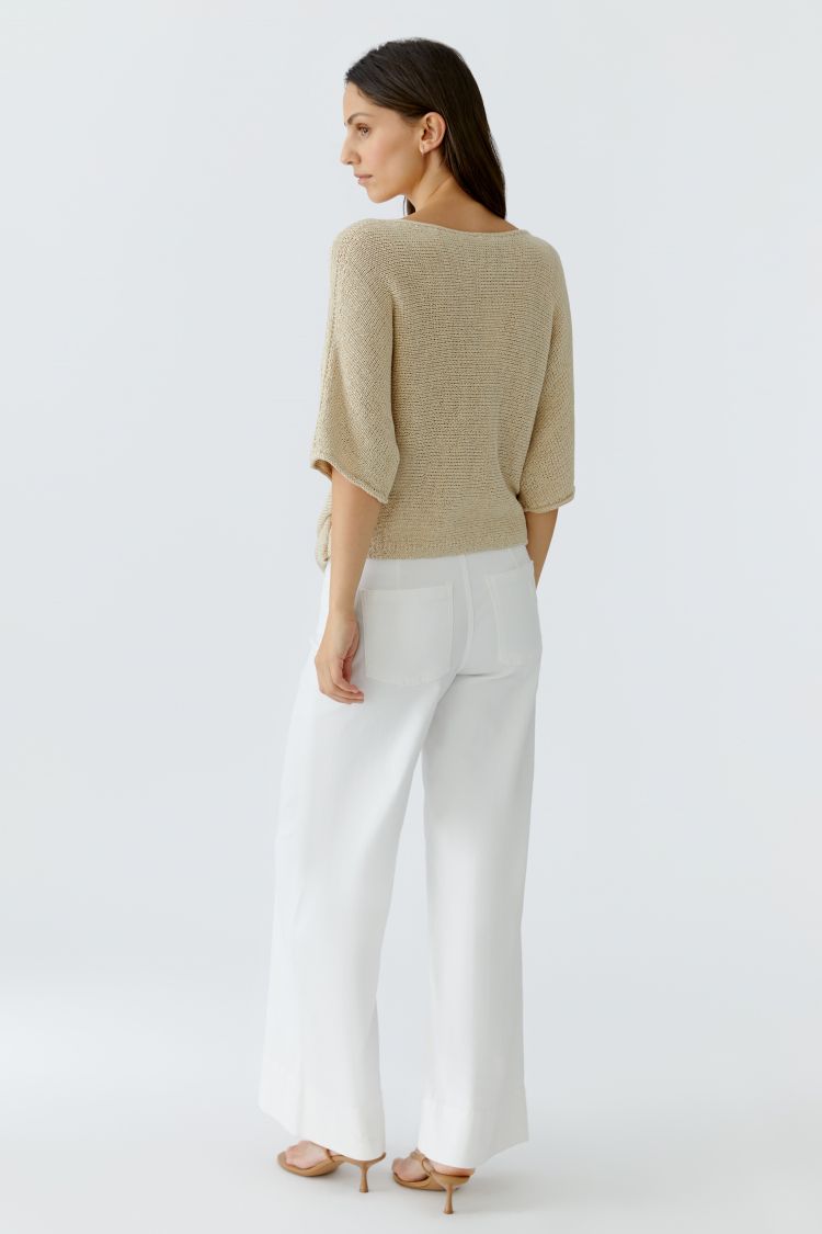 OUI pullover - light camel yellow