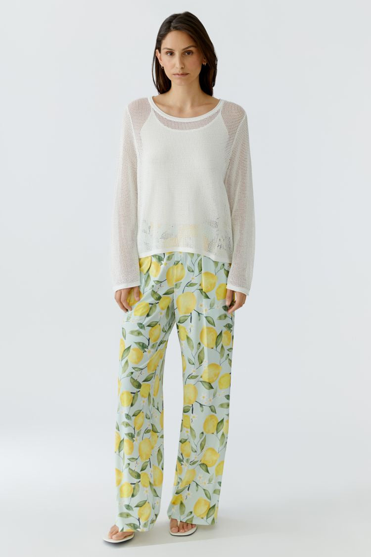 OUI pullover - cloud dancer