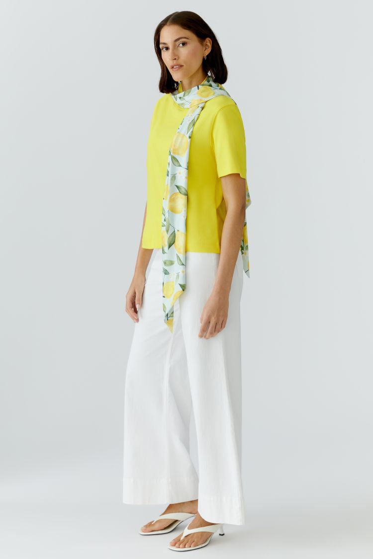 OUI Scarf - light green yellow