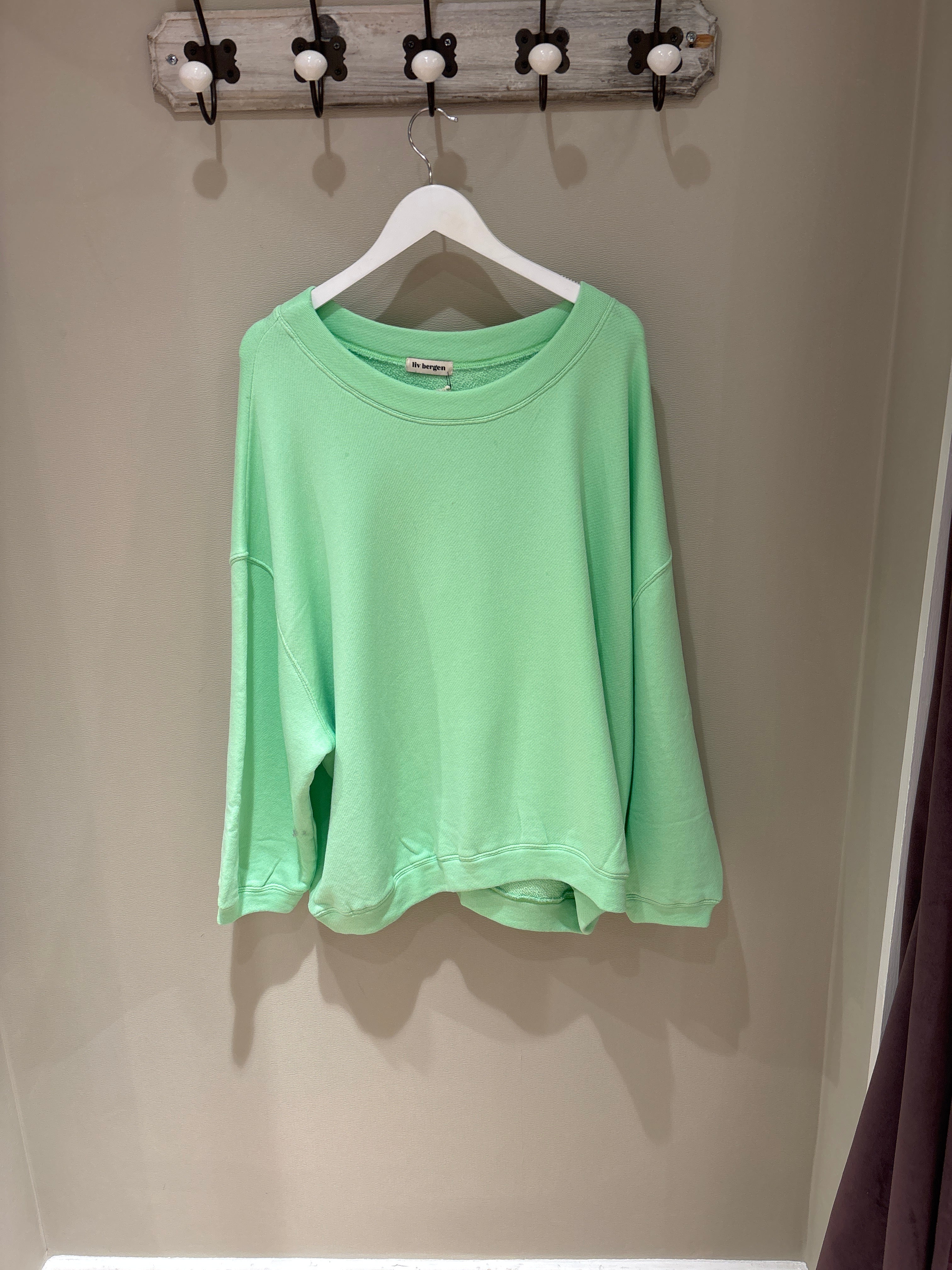 liv bergen Sweater lime punch