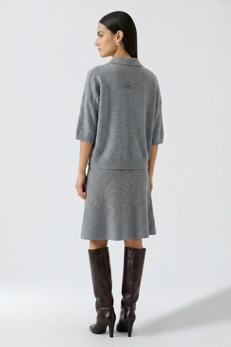 Oui pullover - steel grey