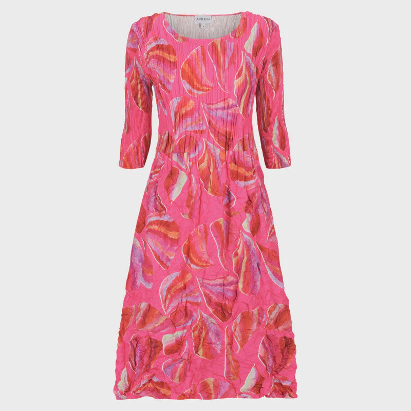 ALQUEMA 3/4 Sleeve Smash Pocket dress Cor Par