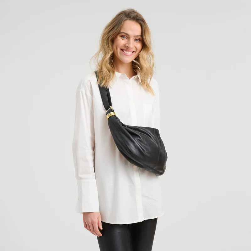 DEPECHE Athens soft sheep leather crossover