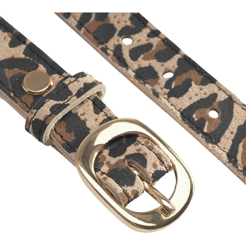 DEPECHE Leopard Print Belt