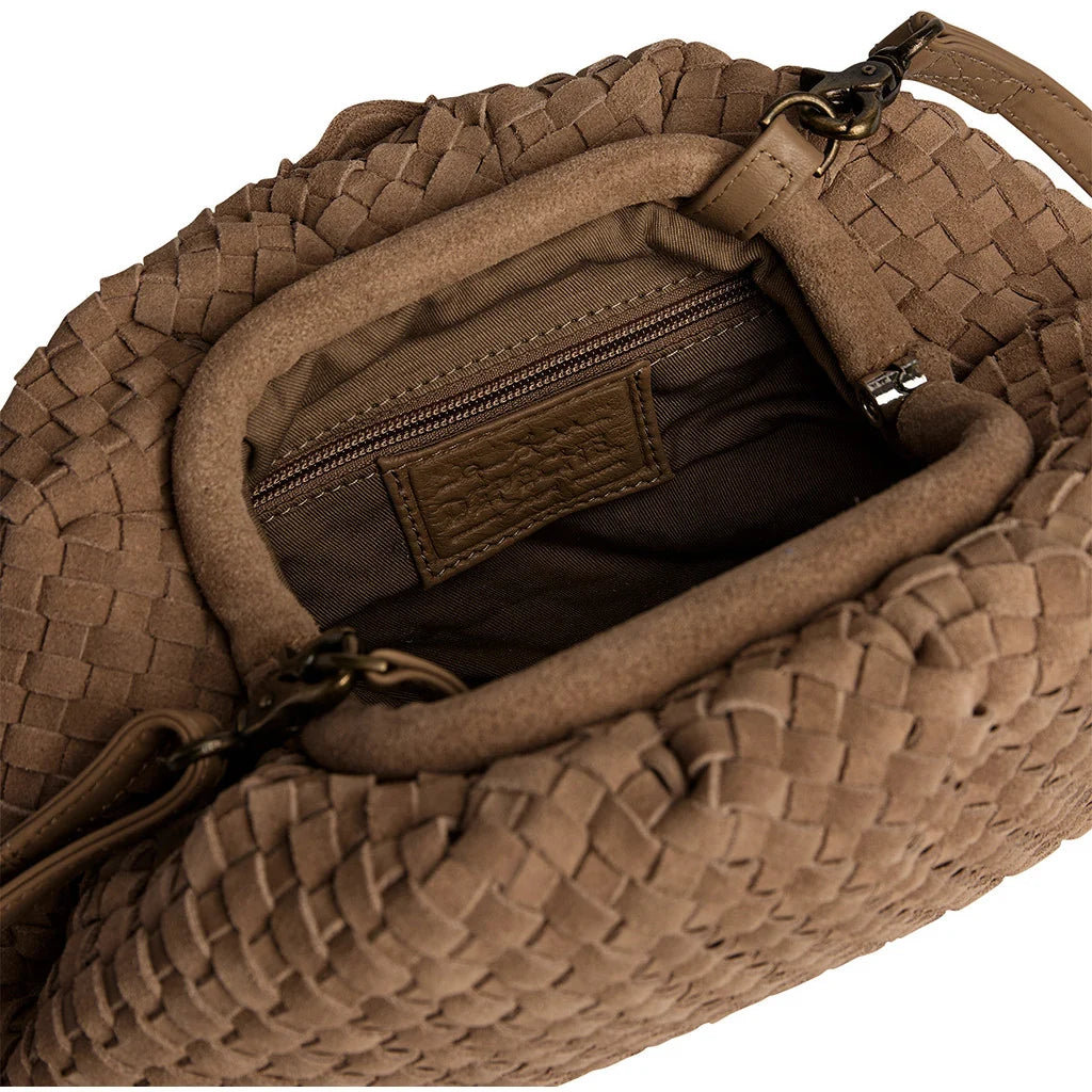 DEPECHE Berlin braided clutch