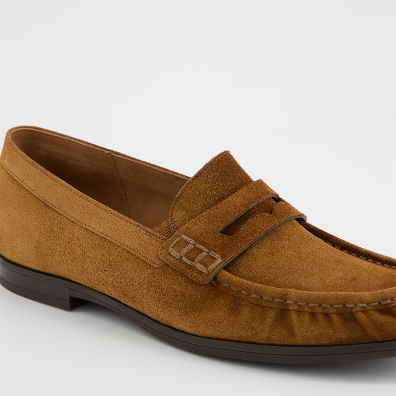 Paul Green Moccasins Soft Suede Toffee