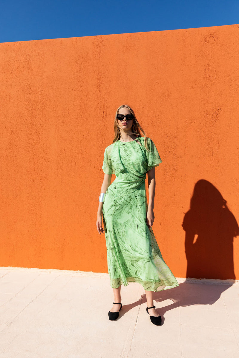 Kameya Green Dress