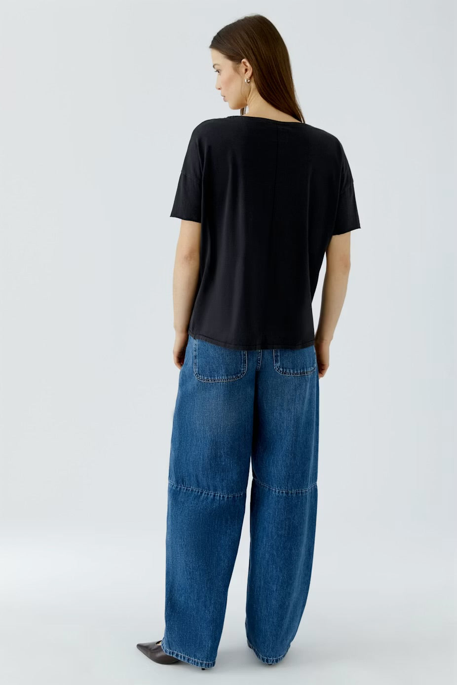 Oui T-shirt - washed out black