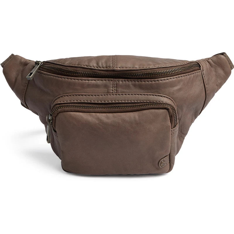 DEPECHE Classic leather bumbag