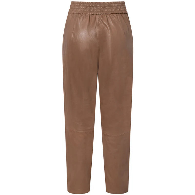 DEPECHE Cool Belle leather baggy pants