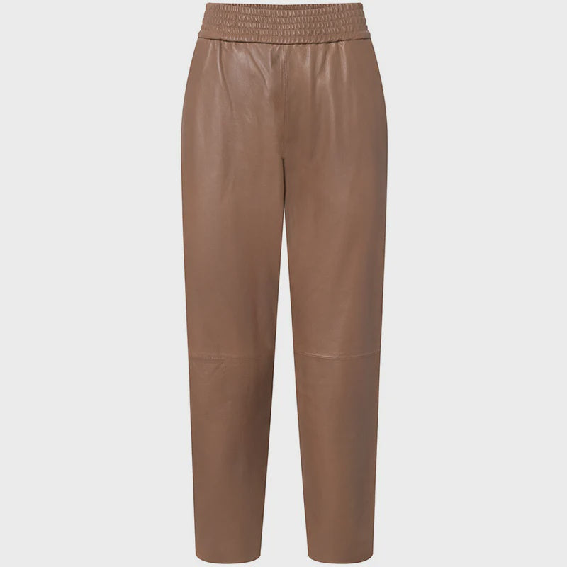 DEPECHE Cool Belle leather baggy pants