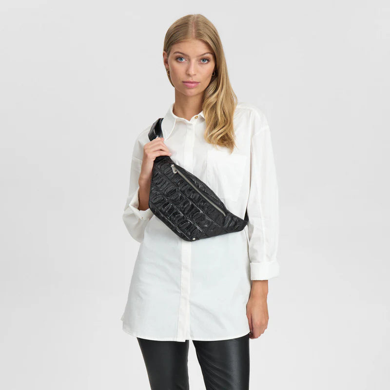 DEPECHE Croco bumbag