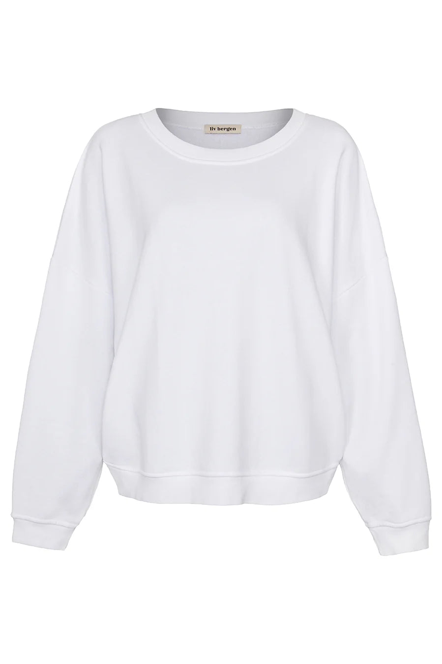 liv bergen Sweater come in optic white
