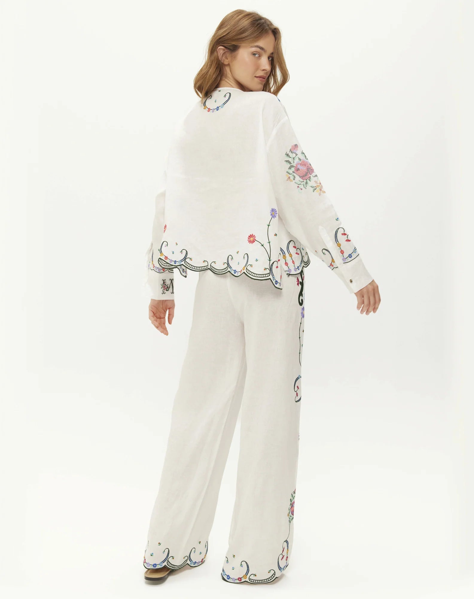 Me369    Alex Linen Kisses Pants