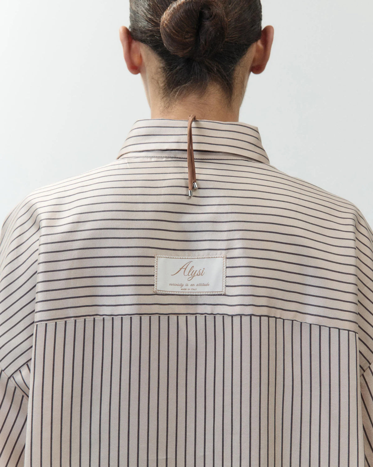 ALYSI OVERSIZED STRIPED SHIRT