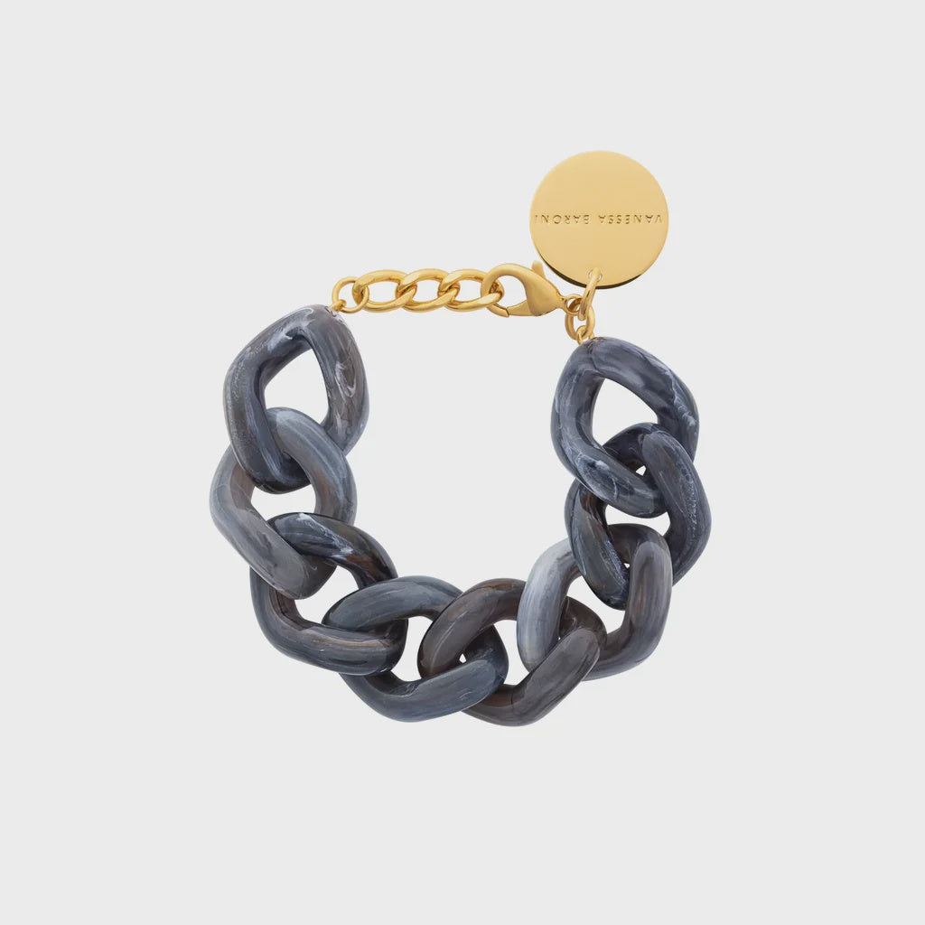 Vanessa Baroni Great bracelet blue jeans marble