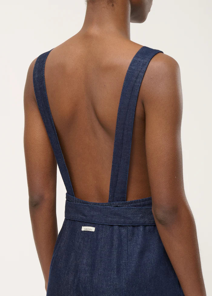 humility Denim Overalls Jumpsuit