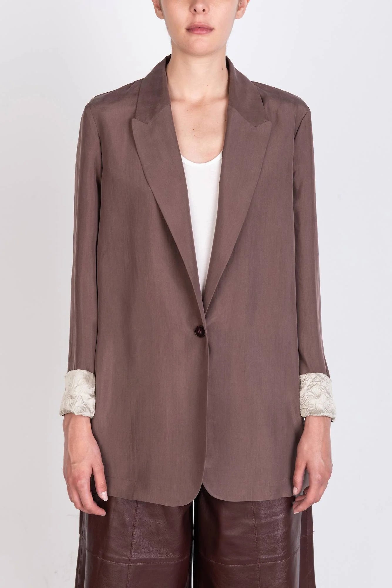 ALYSI SINGLE-BREASTED BLAZER