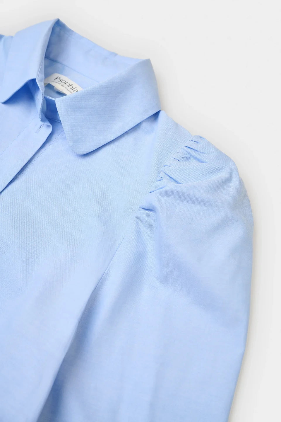 Psophia PUFF SLEEVE ROMANTIC OXFORD SHIRT
