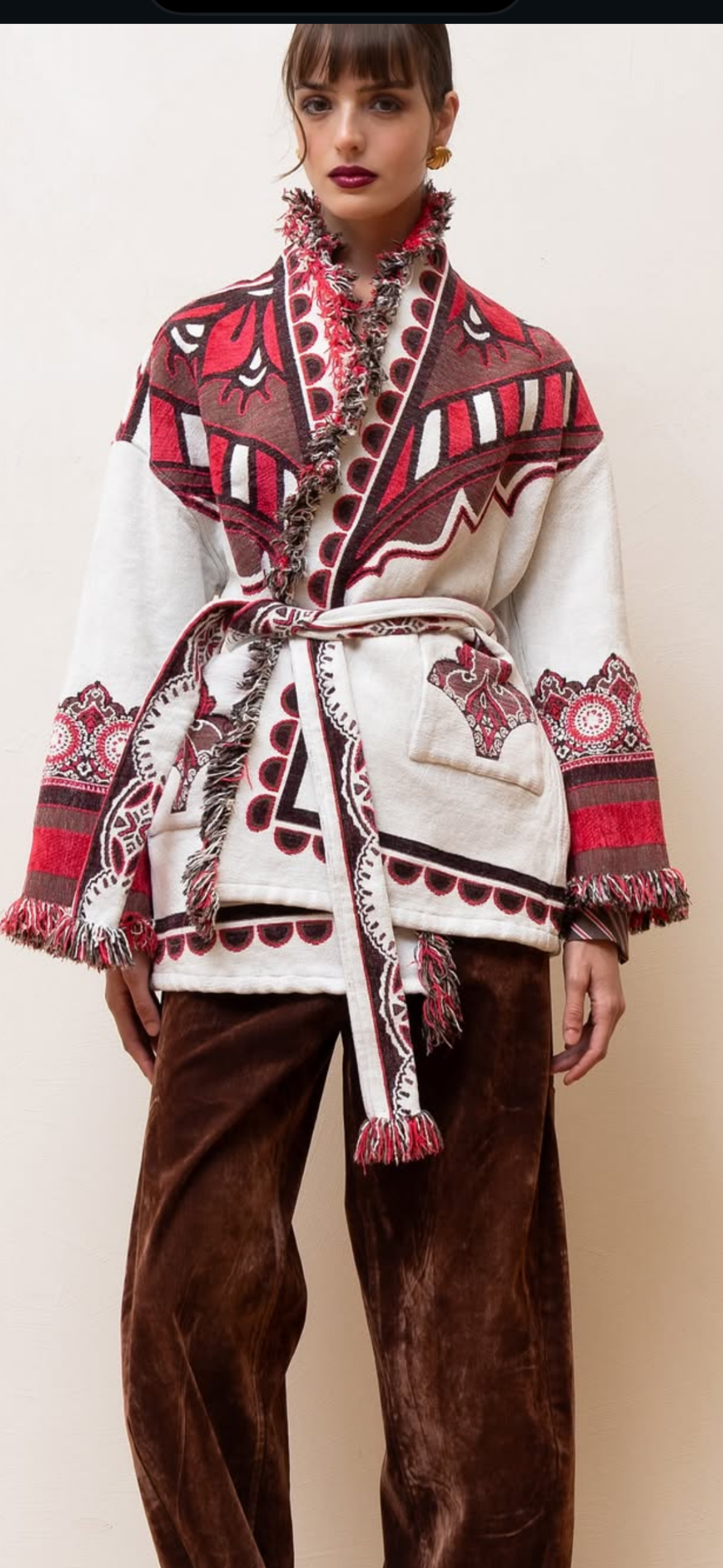 NEMA Kimono Red