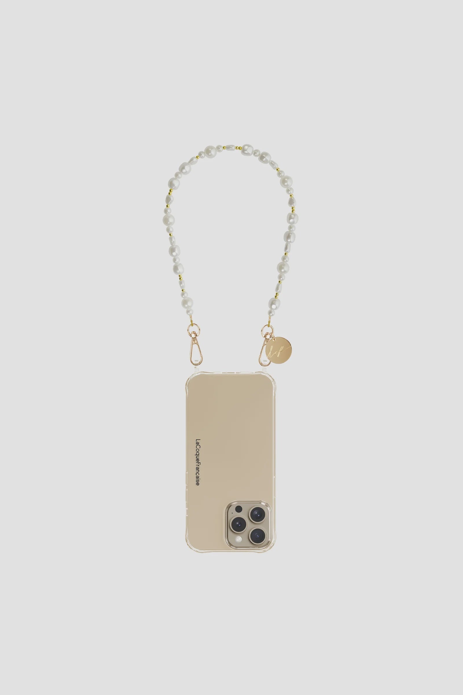 La Coque Francaise Melia Short Chain White 40 cm