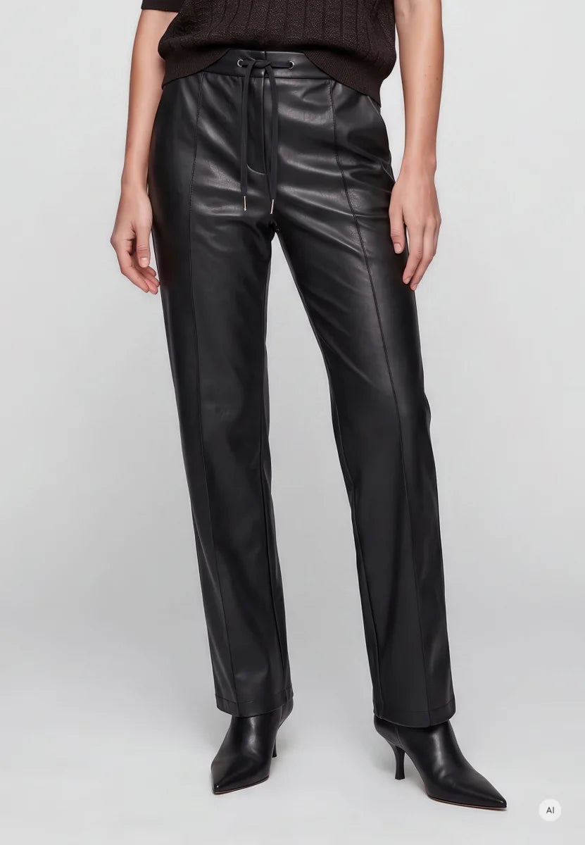 Marc Aurel Faux Leather Trousers