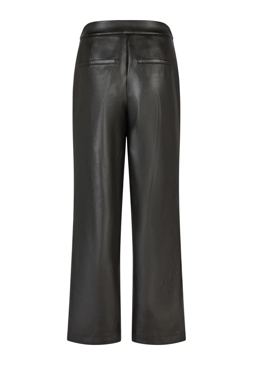 Marc Aurel Faux Leather Trousers